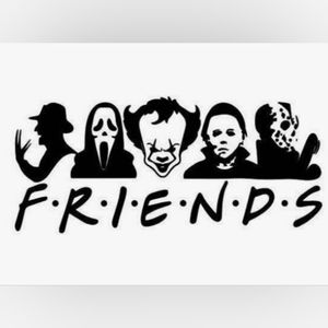 Friends decal horror stars friends decal